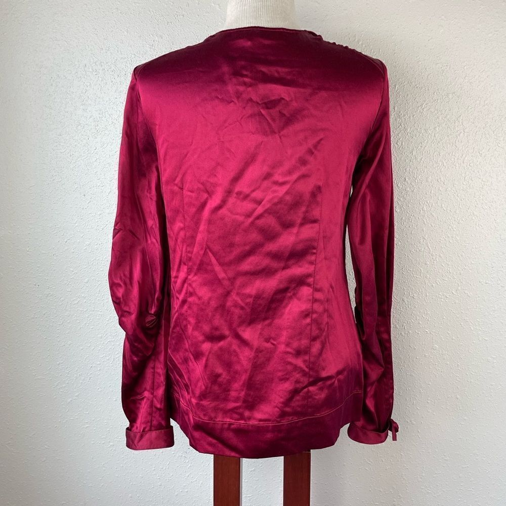 NWT BCBG MaxAzria Silk Blend Blouse Top Size S - Picture 5 of 8